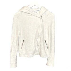 ANTHROPOLOGIE Saturday Sunday shawl moto jacket Sweatshirt with Hood Size XS